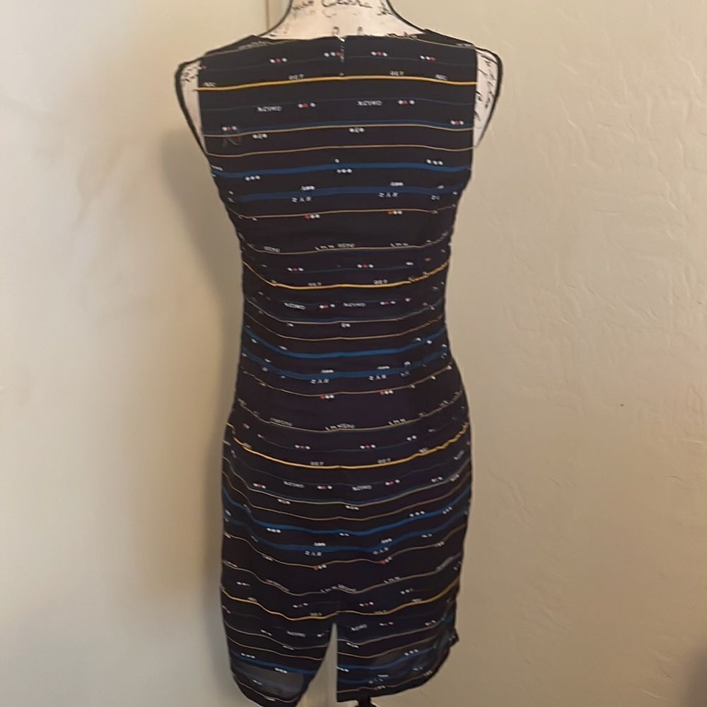 ModCloth Blue Alphabet Print Dress - Picture 3 of 16